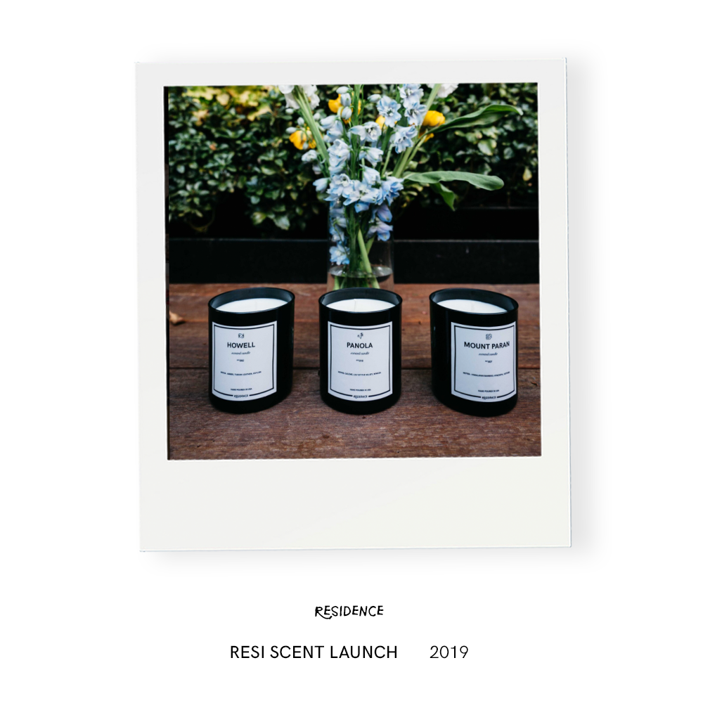 RESIDENCE SCENTED CANDLE DISCOVERY SERIES LAUNCH